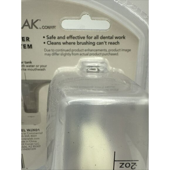 Interplak Conair Compact Countertop Dental Water Jet Pick Flossing System WJX01 - Picture 5 of 7